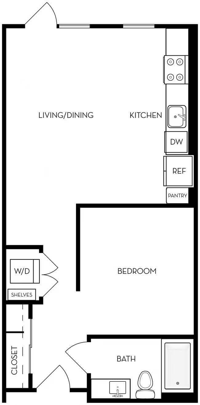 Unit 4019 3019 floor plan