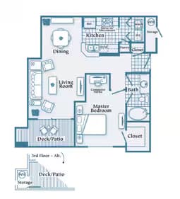 Unit 3079 3084 floor plan