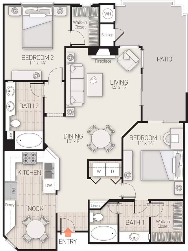 Plan 6 D102 floor plan
