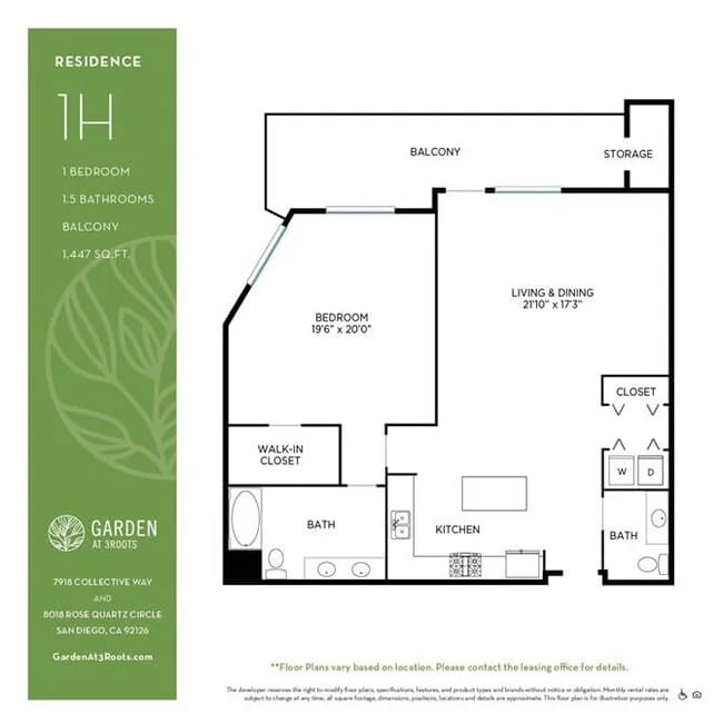 Unit 1542 1542 floor plan