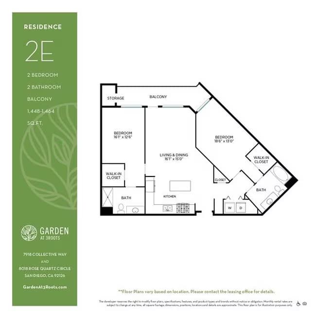 Unit 1110 1110 floor plan