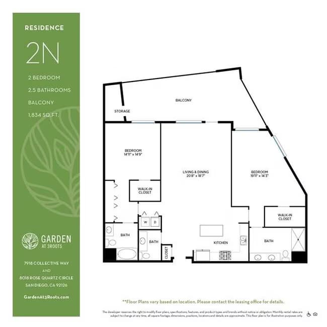 Unit 1343 1343 floor plan