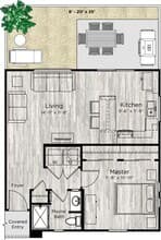 The Alcove 1050 floor plan