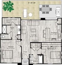 The Retreat 1040 floor plan
