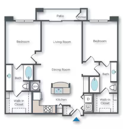 Ivy A 2307 floor plan