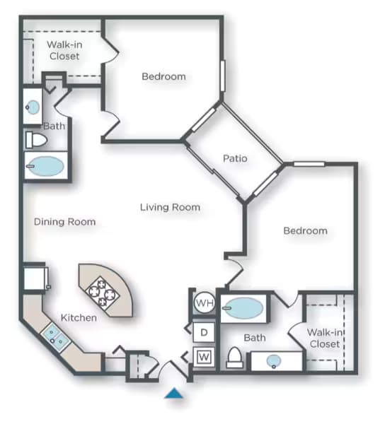Unit 1226 3212 floor plan