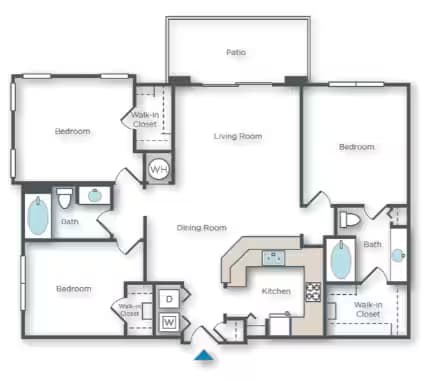 Unit 2301 2301 floor plan