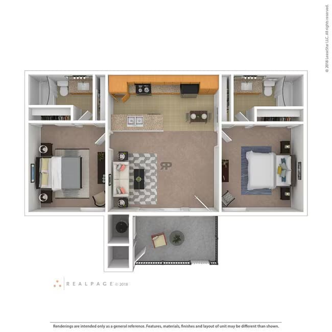 Unit 2318CL 2422CM floor plan