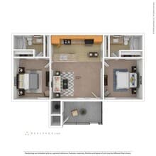 Plan B1 2318CL floor plan