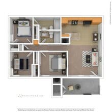 Plan C1 2329CL floor plan