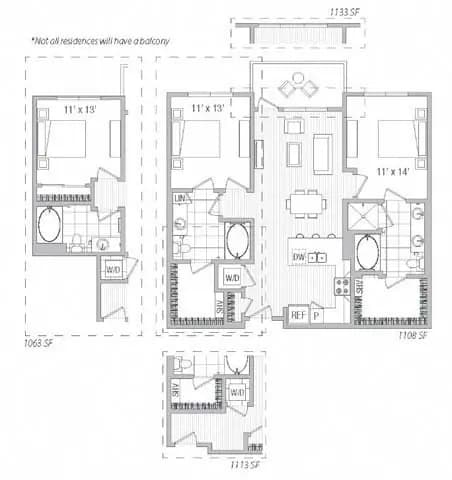 2x2 E3-E 4440-347 floor plan
