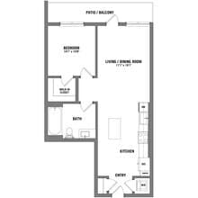 A6 707 floor plan