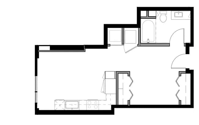 Unit 0-0407 0-1107 floor plan
