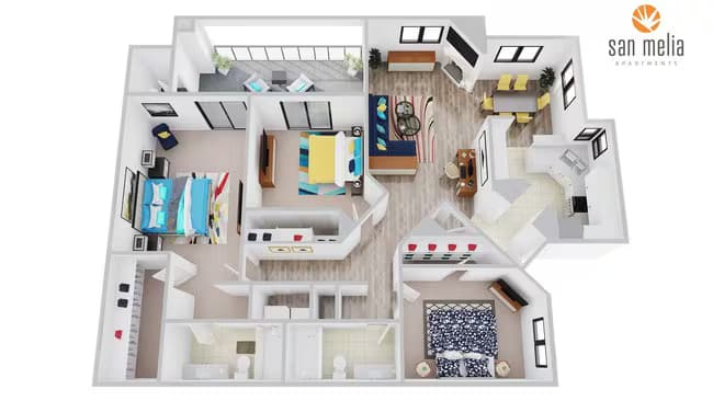 Unit 2157 2157 floor plan