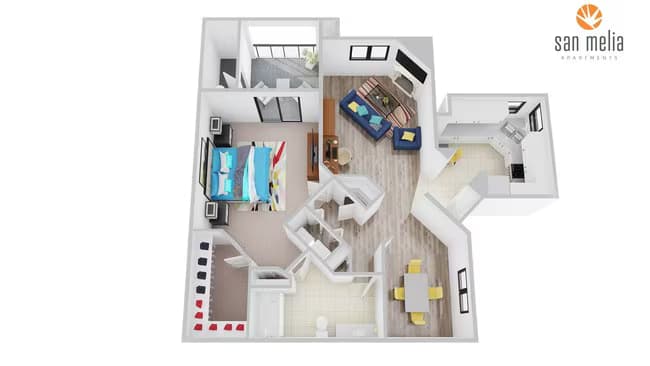 Unit 2065 2151 floor plan
