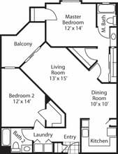 Belmont 6-6208 floor plan