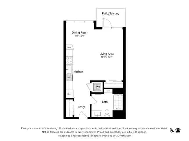 Unit 1208 808 floor plan