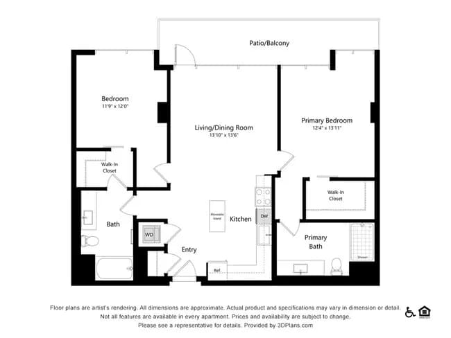 Unit 1912 1912 floor plan