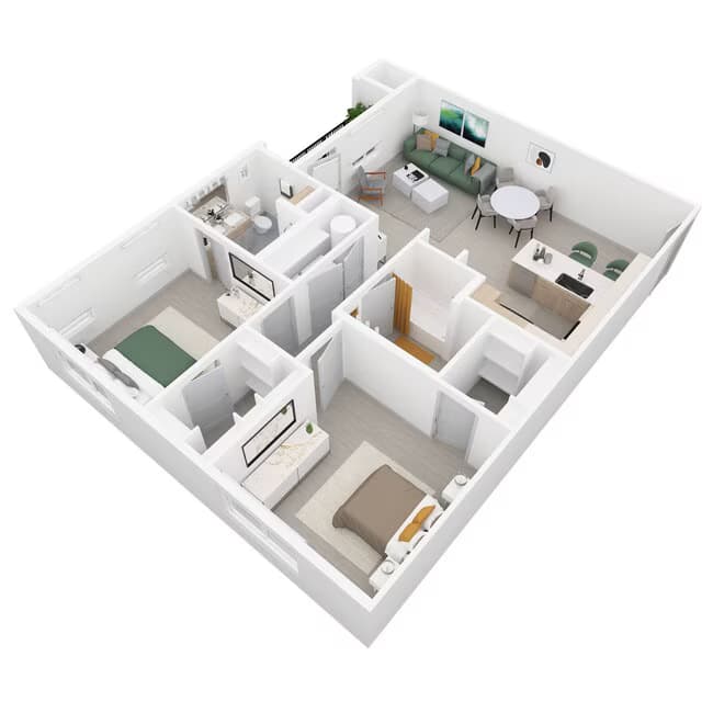 B4 435-338 floor plan