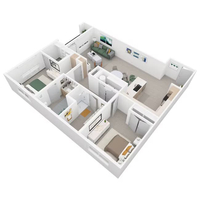 B8 445-124 floor plan