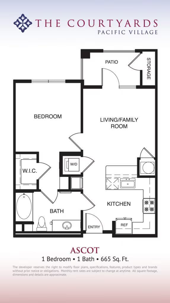 Unit 2327 4107 floor plan