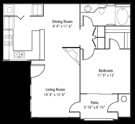Unit 1093 1080 floor plan
