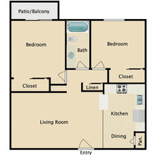 2/1 Upstairs with Balcony C29 floor plan