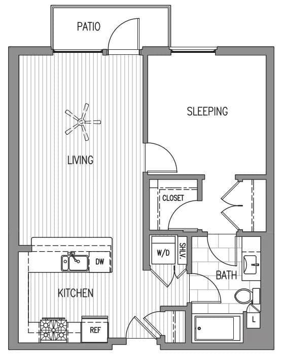 Unit 415 415 floor plan