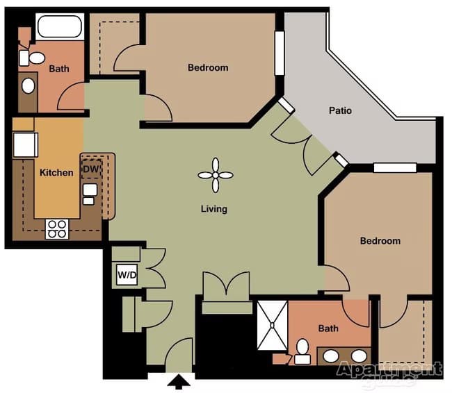Unit 223 223 floor plan