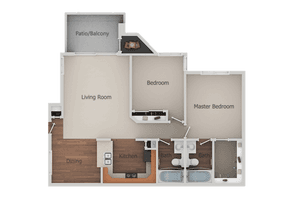 2X2 A 116 floor plan