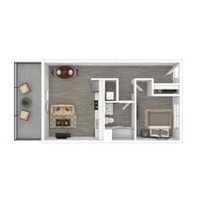 1/1 A 209 floor plan