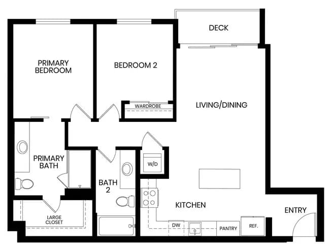 Unit 05-307 01-307 floor plan