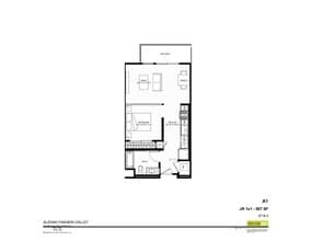 A2-RW Jr 1x1 311 floor plan