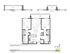 B4 2x2 548 floor plan
