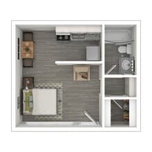 Studio 114 floor plan