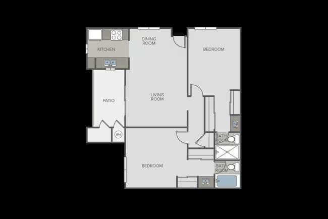Unit B153 A038 floor plan