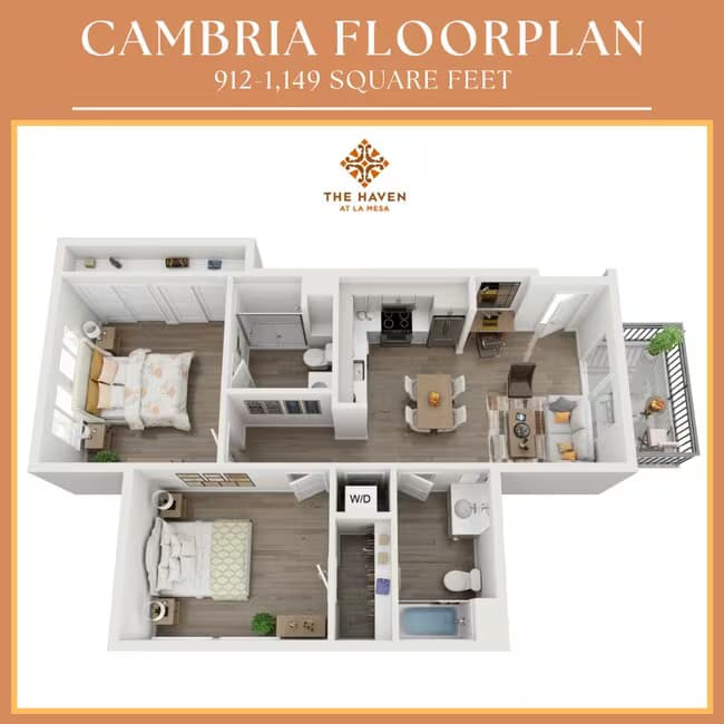 Unit 8545-306 8525-301 floor plan
