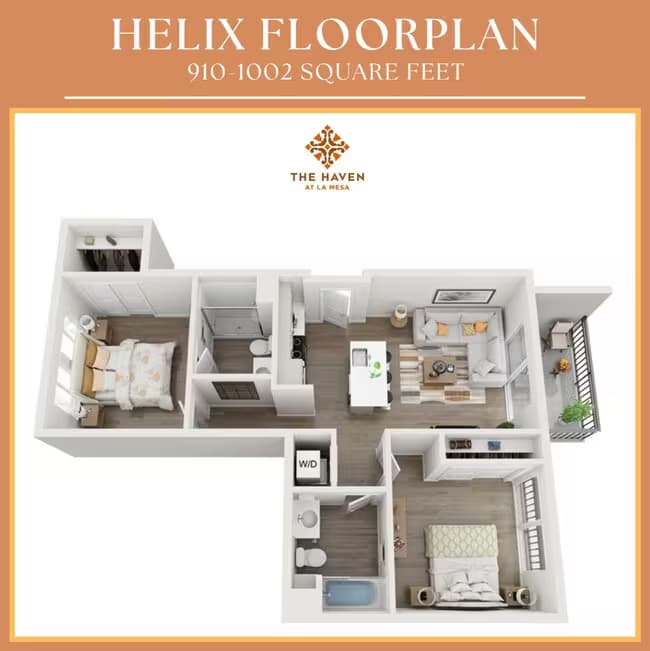 Unit 8525-206 8555-303 floor plan