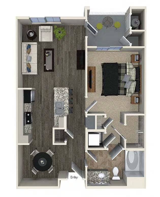 Unit 00-107 10-315 floor plan