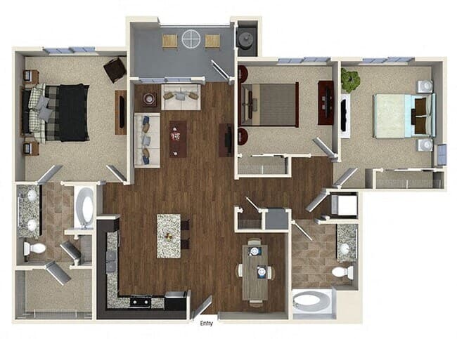 Unit 70-407 20-103 floor plan