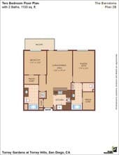 Barcelona floor plan