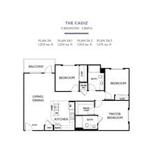 Cadiz floor plan