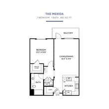 Merida floor plan