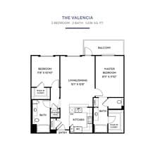 Valencia floor plan