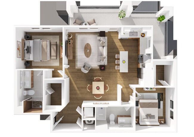 Unit 6-104 7-201 floor plan