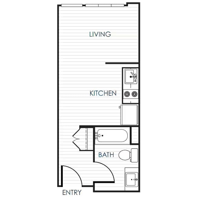 Unit 519 420 floor plan