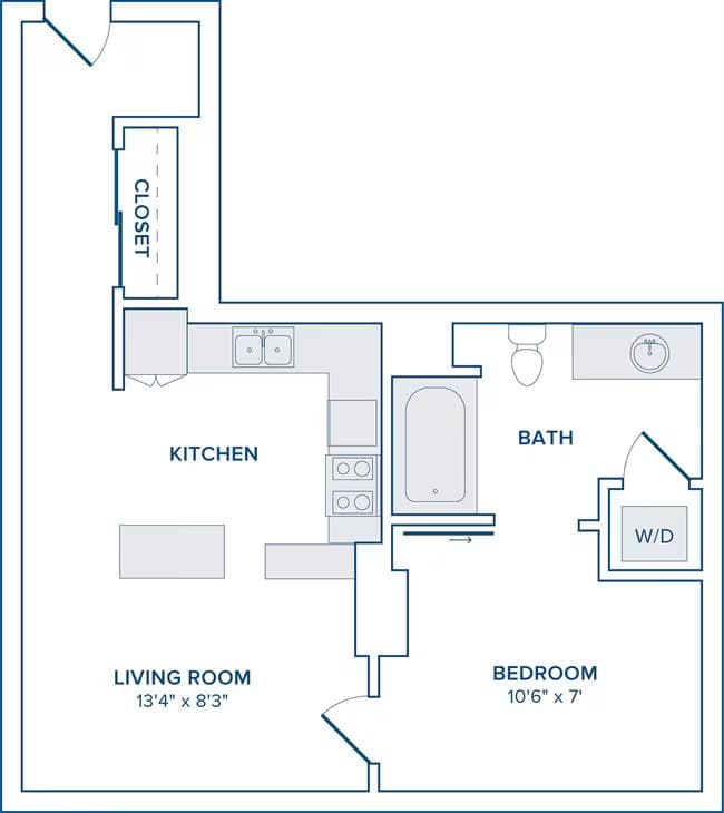 Unit 1-101 1-101 floor plan