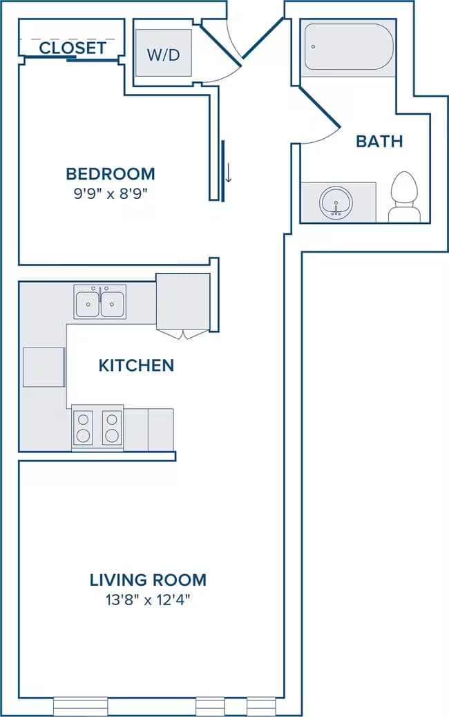 Unit 1-310 1-106 floor plan