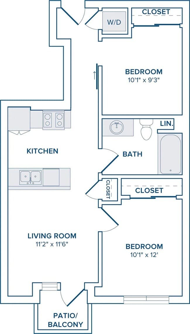 B04 1-208 floor plan
