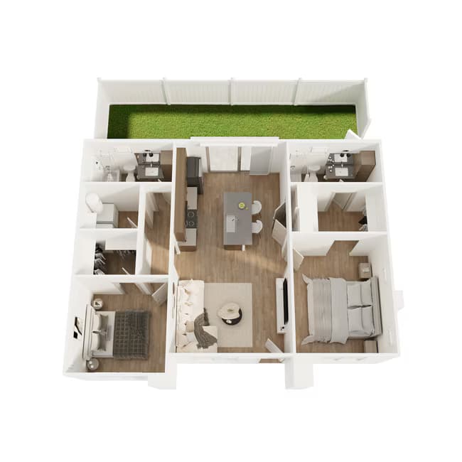 2 Bedroom 068 floor plan